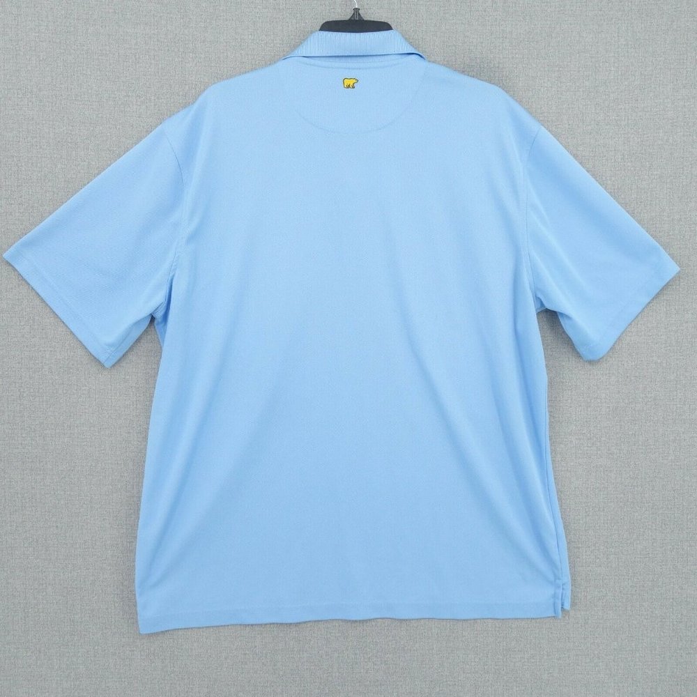 Jack Nicklaus Polo Shirt Mens Large Blue Short Sleeve Collared Performance Golf - Picture 5 of 11